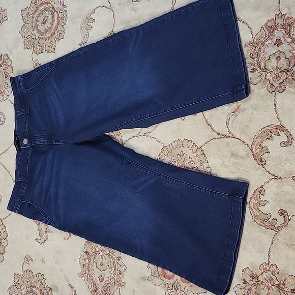 Banana Republic Jeans Banana Republic Wide Leg Cropped Denim Poshmark